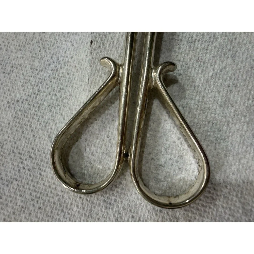 Vintage Silverplate Scissor Serving Tongs Salad Italy Flatware 1pc